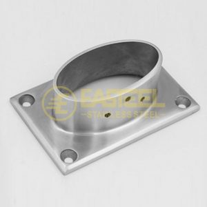 40x80mm Stainless Steel Oval Tube Fittings