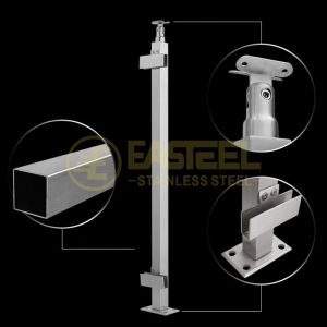 50x50mm Square Tube Stainless Steel Post