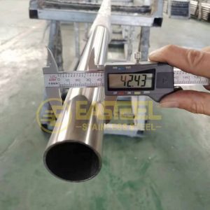 42.4×2.0mm Stainless Steel Tube Round Handrail