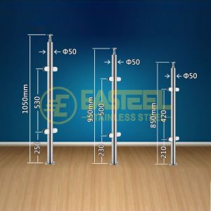 50.8mm Stainless Steel Round Posts