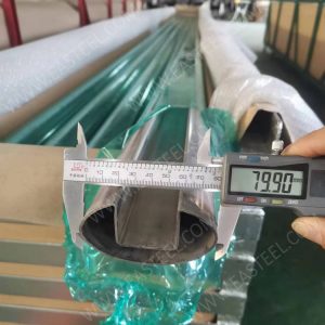 40x80mmx26x33 SS Oval Slotted Tubing
